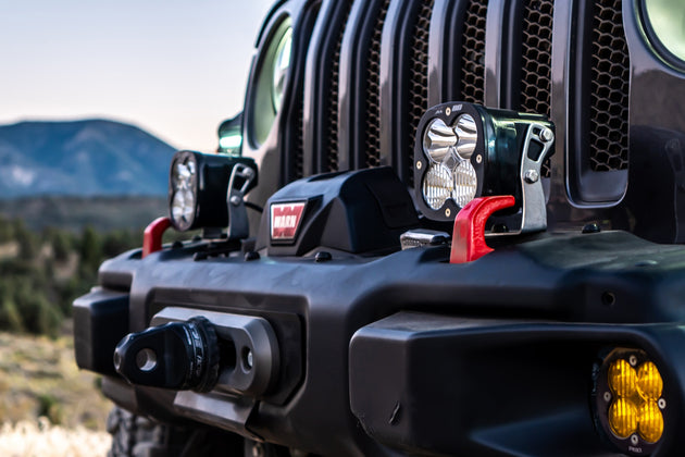 Jeep JL/JT Rubicon Steel Bumper LED Light Kit XL 80 w/Upfitter Baja Designs - Image 2