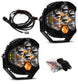 Jeep JL/JT Rubicon Steel Bumper LED Light Kit LP6 Baja Designs - Image 2