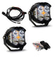 Jeep JL/JT Rubicon Steel Bumper LED Light Kit LP4 Baja Designs - Image 1