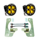 Jeep JL Fog Light Squadron-R 18-Pres Wrangler JL Rubicon Fog Pocket Kit Baja Amber Baja Designs Baja Designs - Image 1