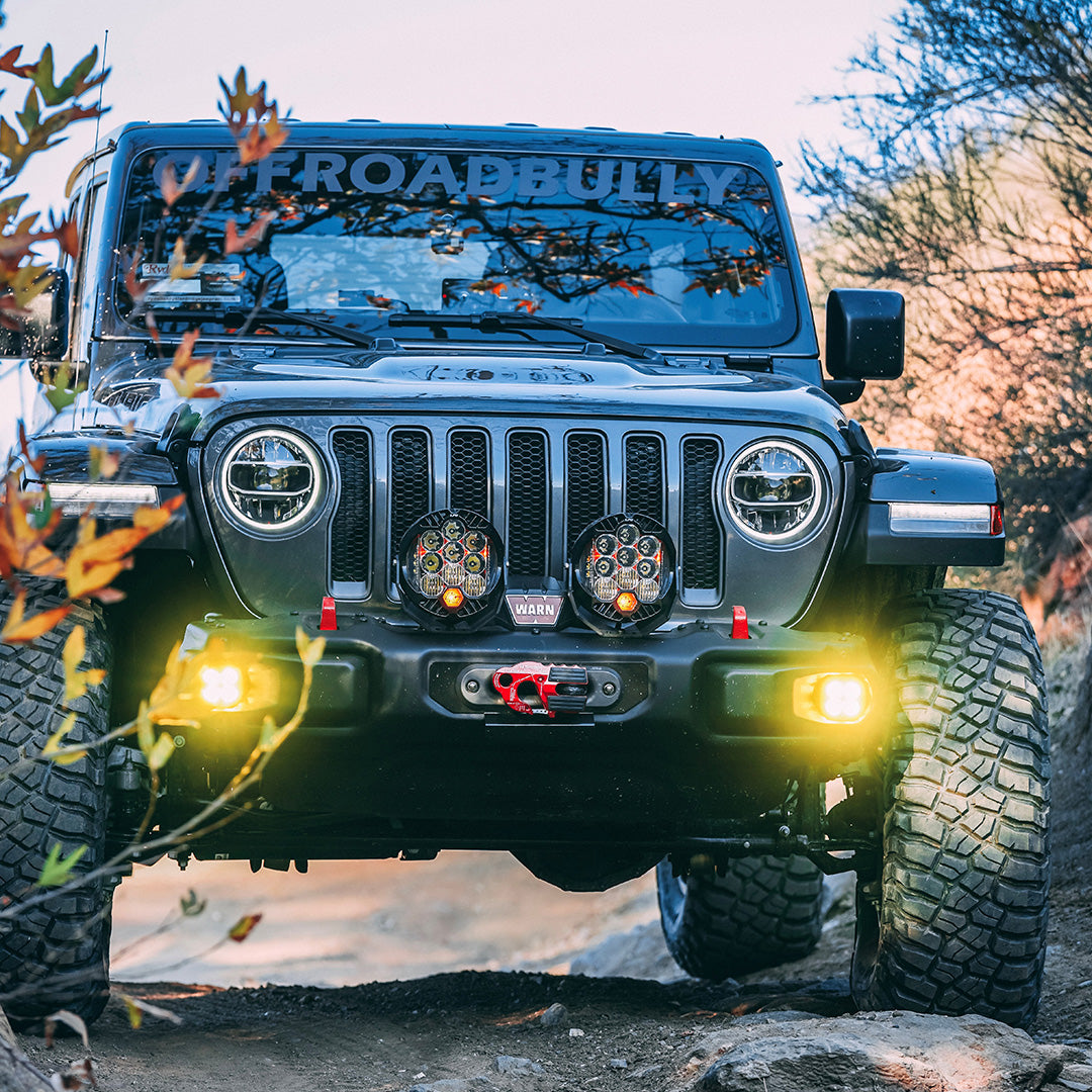 Jeep JL Fog Light Squadron-R 18-Pres Wrangler JL Rubicon Fog Pocket Kit Baja Amber Baja Designs Baja Designs - Image 3