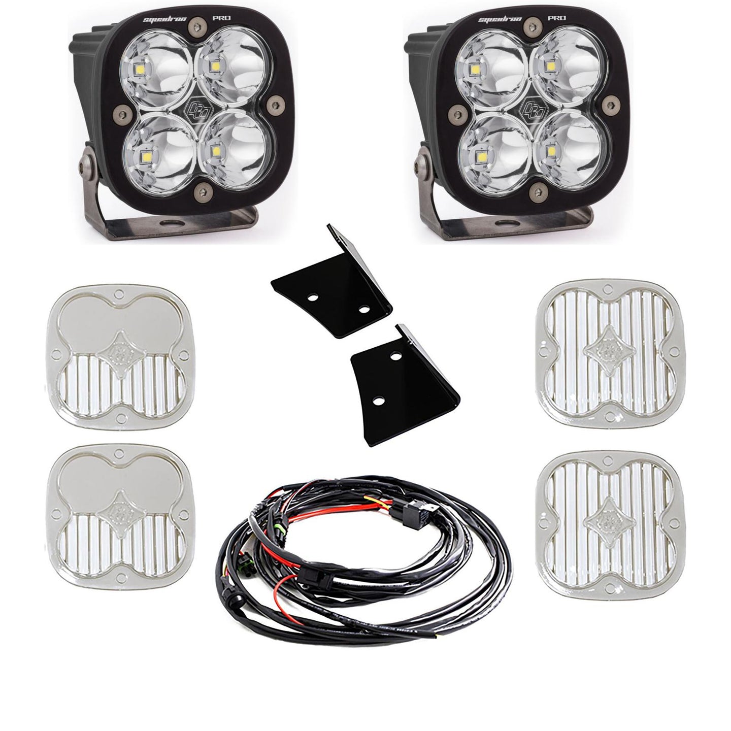 Jeep, JK Squadron Pro Spot A-Pillar Kit Baja Designs - Image 1