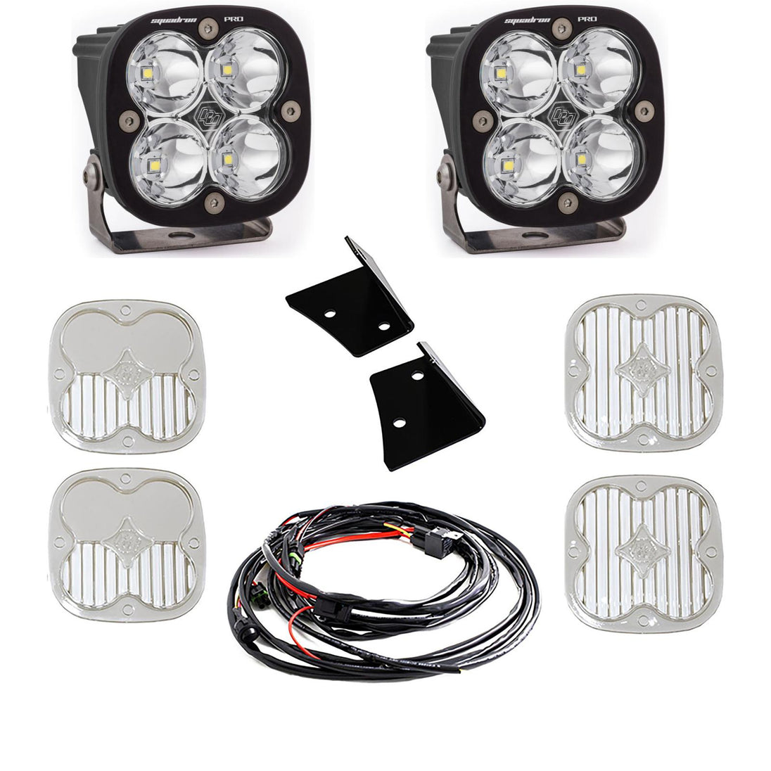 Jeep, JK Squadron Pro Spot A-Pillar Kit Baja Designs - Image 1