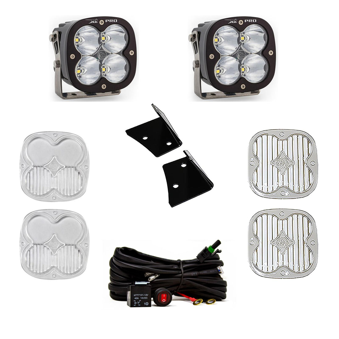 Jeep JK XL Pro Spot A-Pillar Kit Baja Designs - Image 1