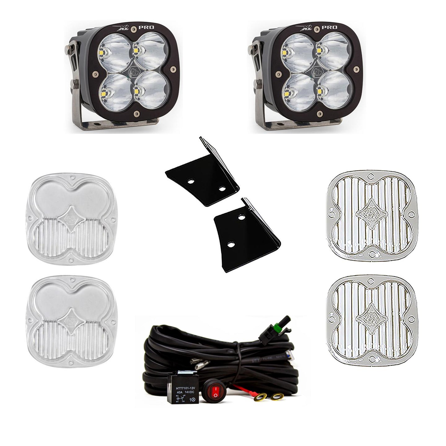 Jeep JK XL Pro Spot A-Pillar Kit Baja Designs - Image 1
