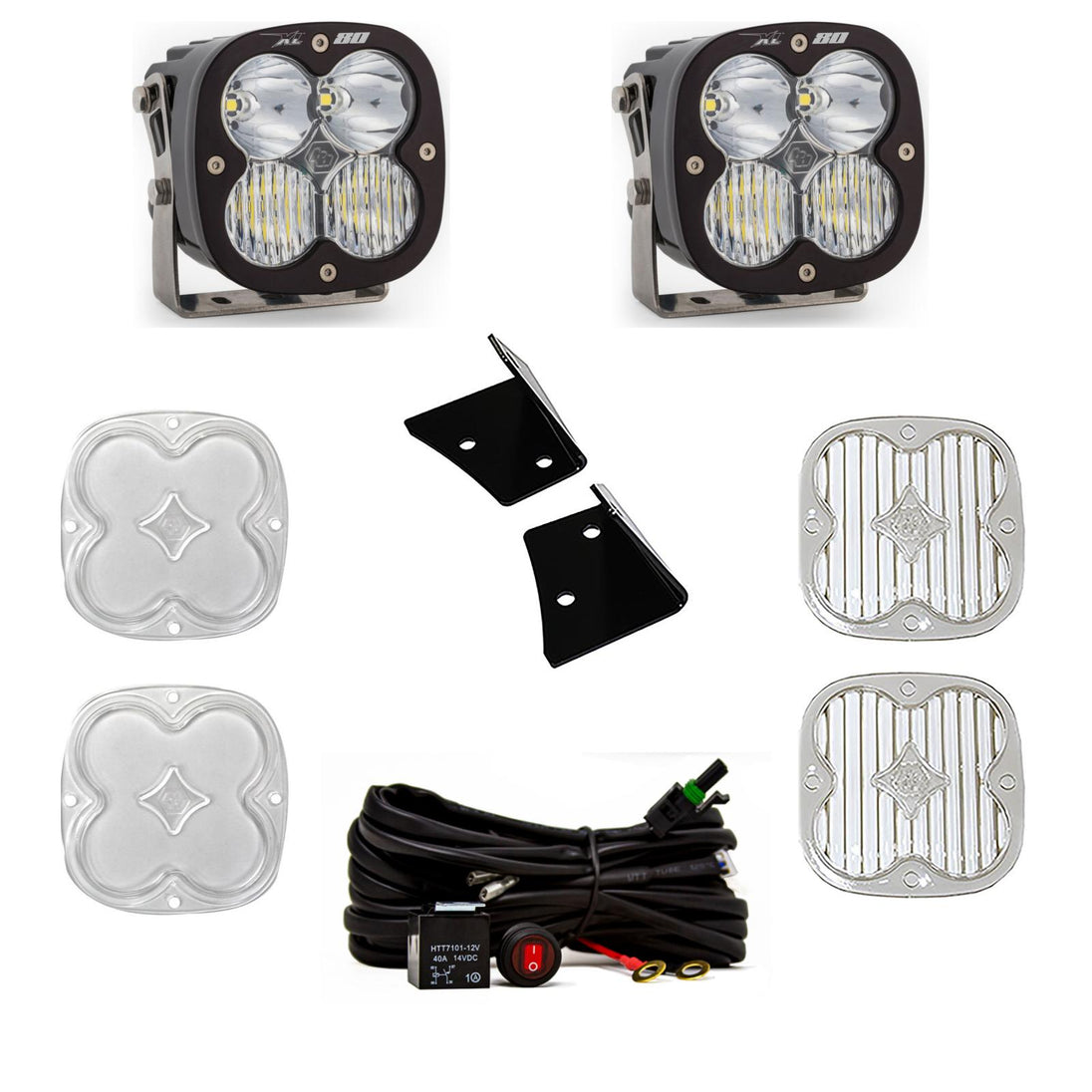 Jeep JK XL80 Drive/Combo A-Pillar Kit Baja Designs - Image 1