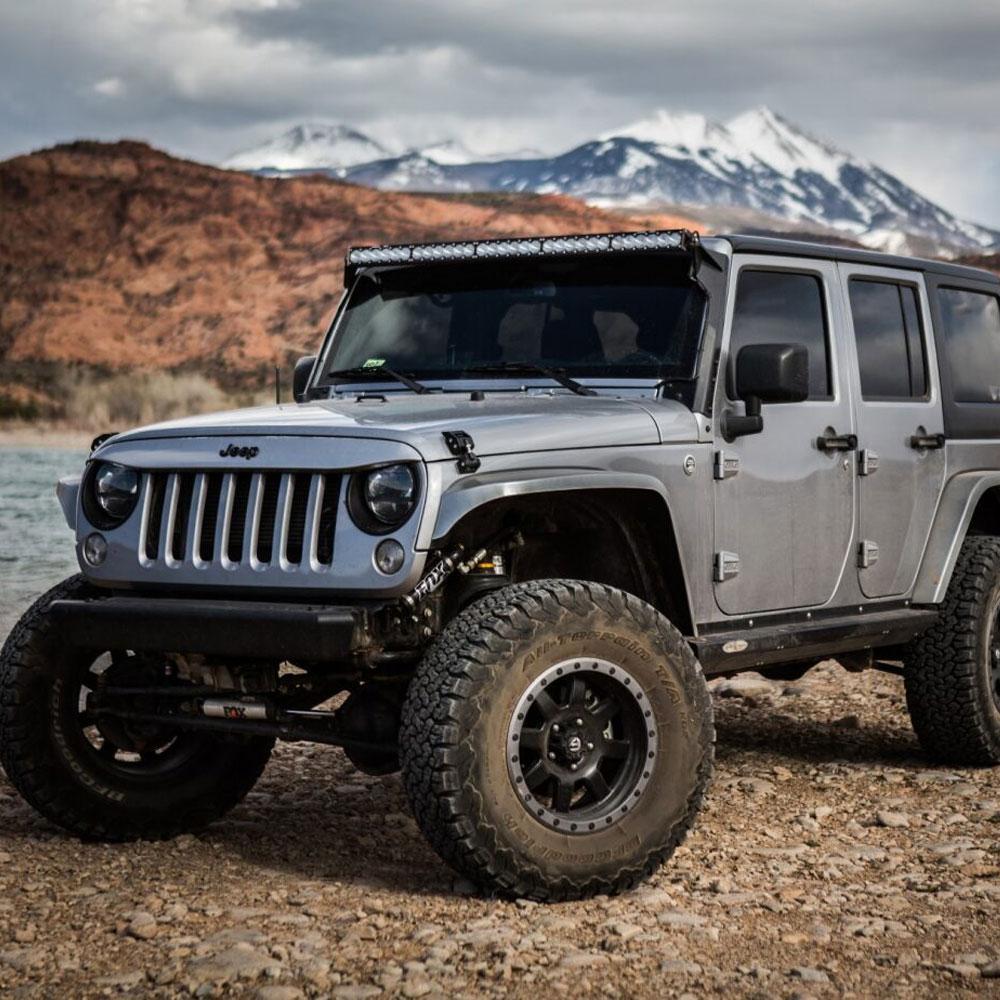 Jeep JK 50 Inch Light Bar Kit 07-17 Wrangler JK OnX6 Series Baja Designs - Image 1