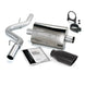 Monster Exhaust System Single Exit Black Ob Round Tip 97-99 Jeep 2.5/4.0L Wrangler Banks Power - Image 1