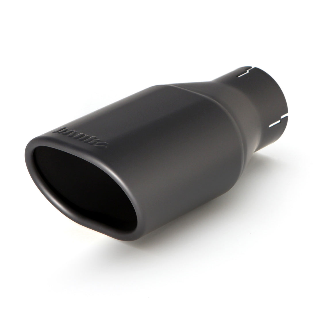 Monster Exhaust System Single Exit Black Ob Round Tip 97-99 Jeep 2.5/4.0L Wrangler Banks Power - Image 2