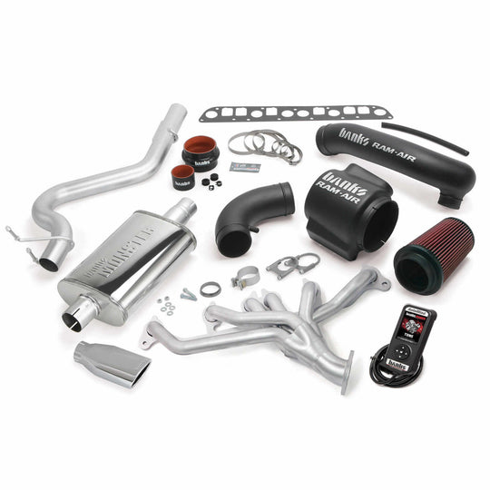 PowerPack Bundle Complete Power System W/AutoMind Programmer Black Tip 98-99 Jeep 4.0L Wrangler TJ Banks Power - Image 1