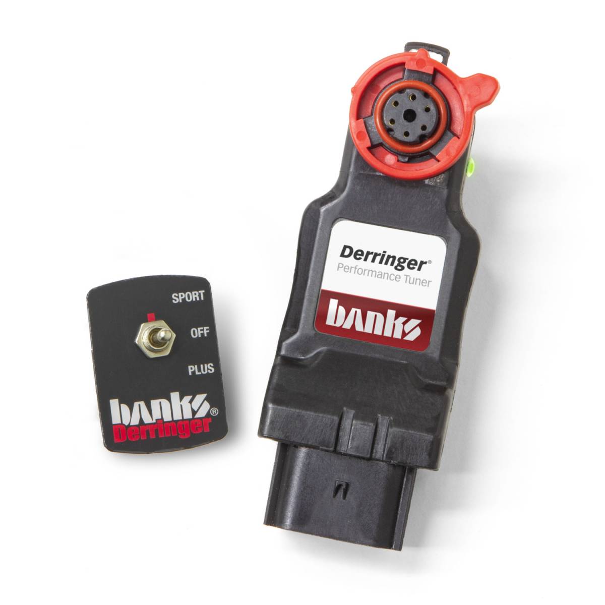 Derringer Tuner w/Switch includes ActiveSafety for 14-17 Jeep Grand Cherokee 3.0L EcoDiesel Banks Power - Image 1