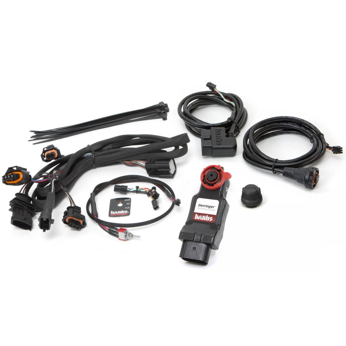Derringer Tuner w/Switch includes ActiveSafety for 14-17 Jeep Grand Cherokee 3.0L EcoDiesel Banks Power - Image 2