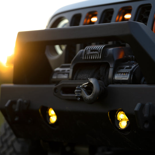KC Flex Era 3 LED DM SAE Fog 2- Light Master Kit 10-24 Jeep JK JL JT Aftermarket KC HiLiTES - Image 27