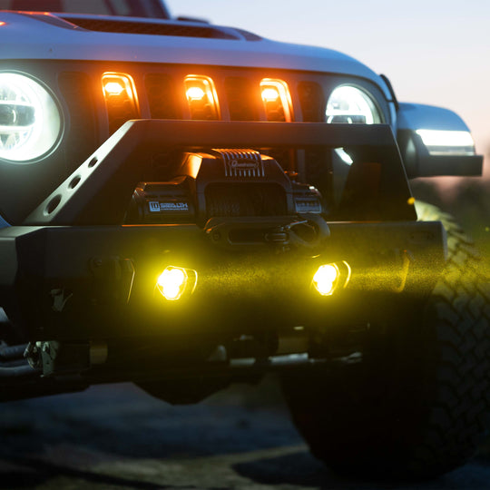 KC Flex Era 3 LED DM SAE Fog 2- Light Master Kit 10-24 Jeep JK JL JT Aftermarket KC HiLiTES - Image 33