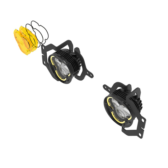 Flex Era 3 LED DM SAE Fog 2- Light Master Kt 18-24 Jeep Wrangler JL/Gladiator JT KC HiLiTES - Image 22