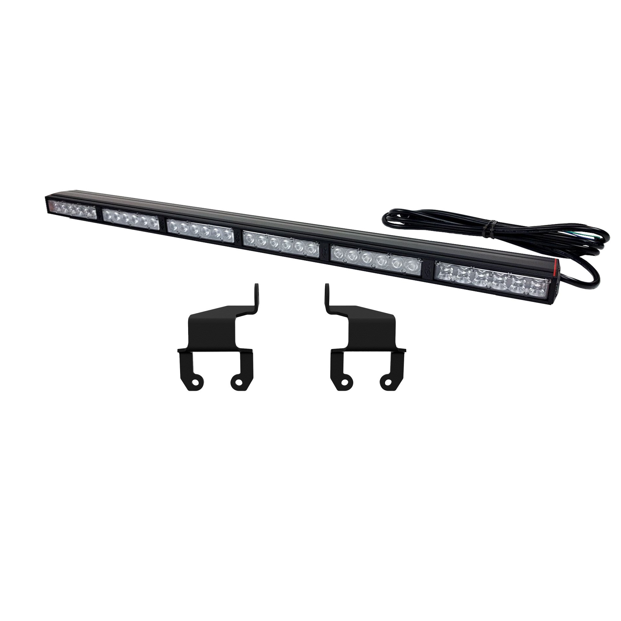 28 Inch Rear-Facing Chase LED Light Bar with Integrated Lighting Functions and Wire Lead For Jeep Wrangler JL/JlU KC HiLiTES - Image 1