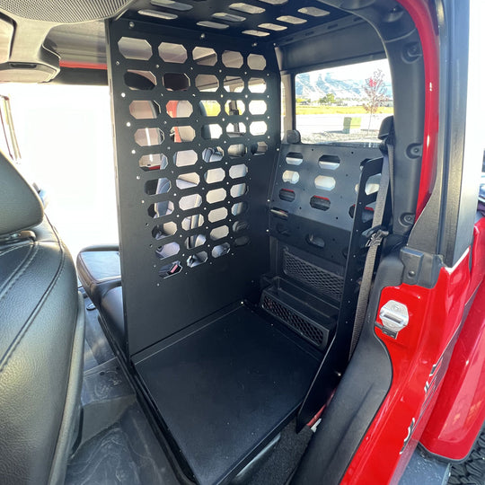 Rear Seat Cargo Rack 2020-2023 Jeep JT Gladiator Rock Slide Engineering - Image 1