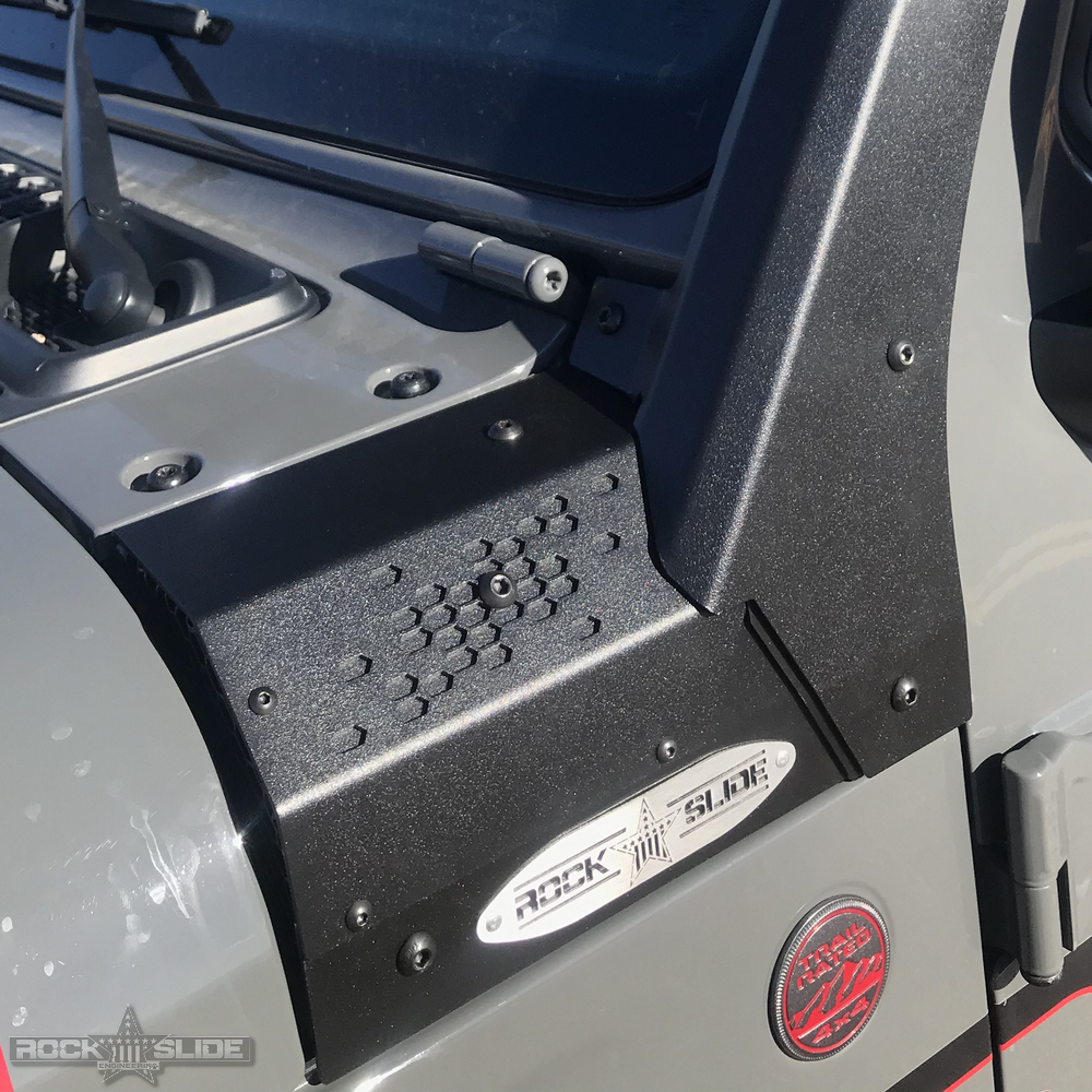 JL/JT Cowl LED Light Pod Bracket Rock Slide Engineering - Image 5