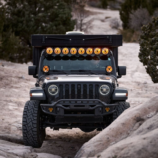 Gravity Titan Overhead 50 Inch Light Bar 2018-2026 Jeep Wrangler JL/Gladiator KC HiLiTES - Image 6