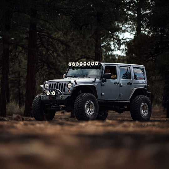 Gravity Titan Overhead 50 Inch Light Bar 2007-2018 Jeep Wrangler JK KC HiLiTES - Image 3