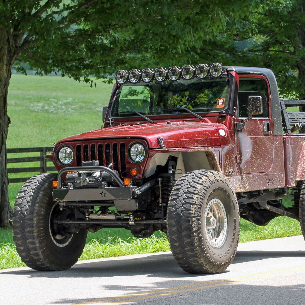 Gravity Titan Overhead 50 Inch Light Bar 1997-2006 Jeep Wrangler TJ KC HiLiTES - Image 4