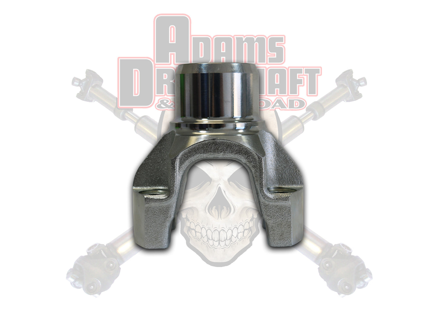 Adams Forged Jeep JK Front 1350 Series Half Round CV Transfer Case Yoke - Image 1