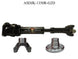 JK Rear 1350 CV Greaseable Driveshaft 2 Door Adams Driveshaft - Image 4