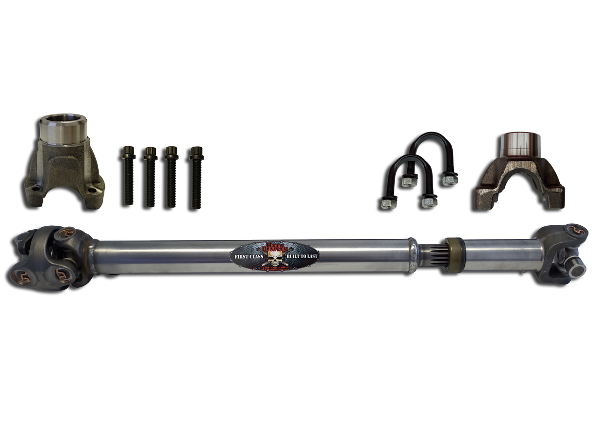 JL Rear 1310 Solid CV Driveshaft 2 Door (Sport - Sahara) Pinion Yoke Style Adams Driveshaft - Image 1