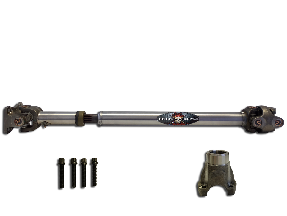 JT Front 1310 Solid CV Driveshaft with Flange (Rubicon - Sport - Overland) Adams Driveshaft - Image 1