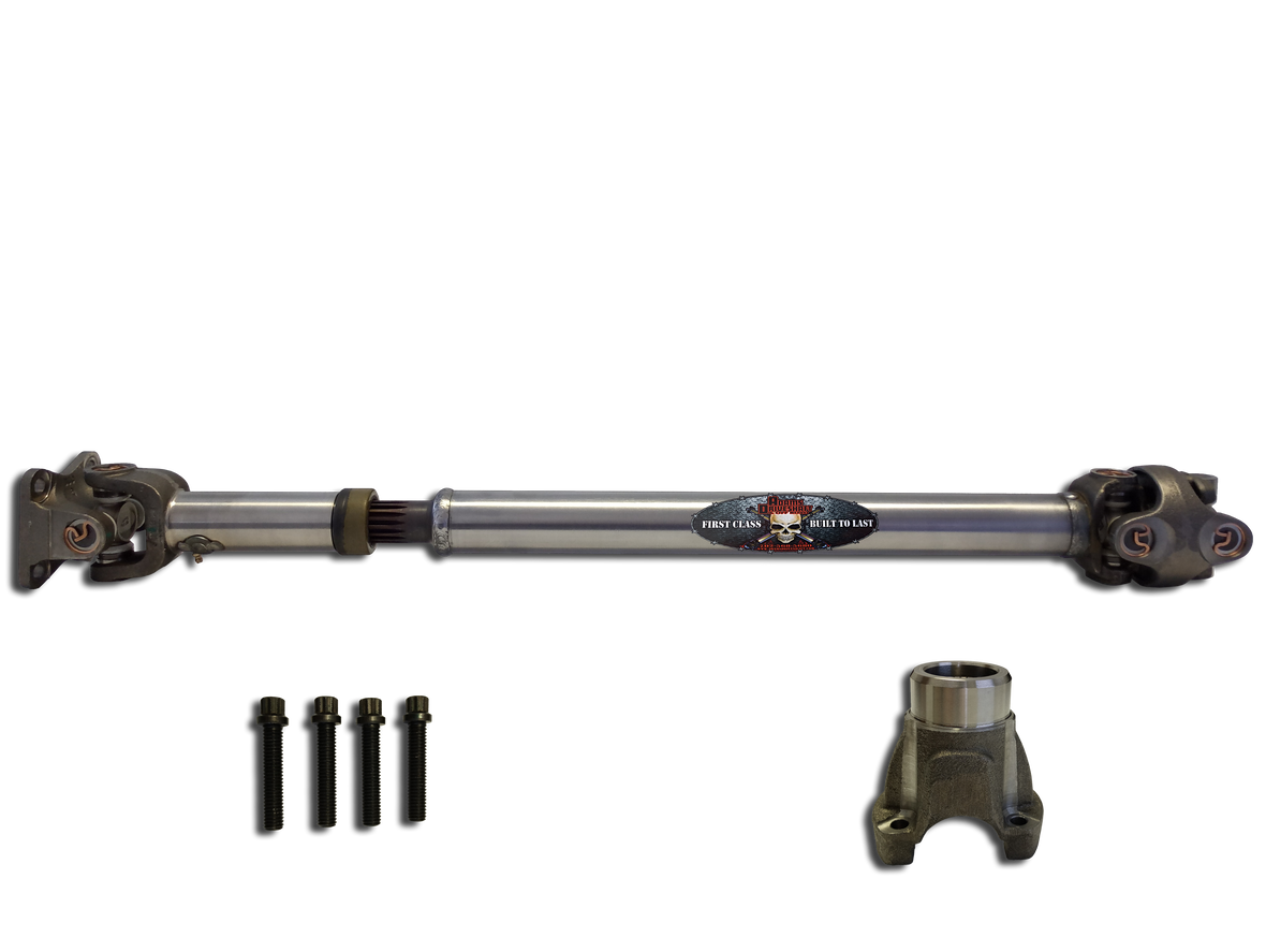 JT Front 1310 Solid CV Driveshaft with Flange (Rubicon - Sport - Overland) Adams Driveshaft - Image 1