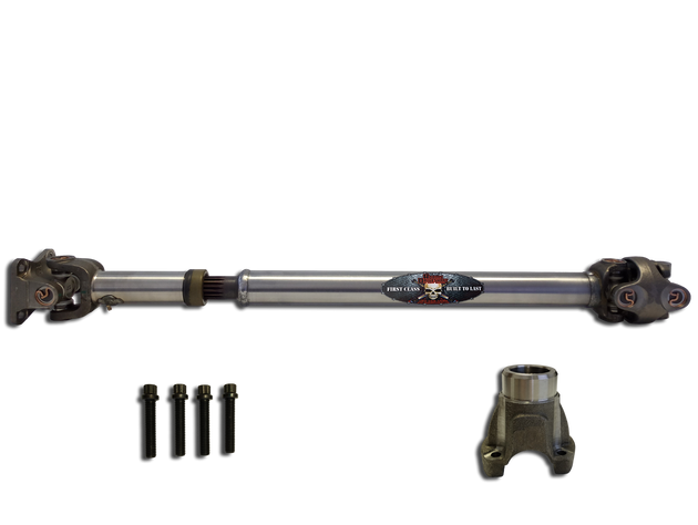 JT Front 1310 Solid CV Driveshaft with Flange (Rubicon - Sport - Overland) Adams Driveshaft - Image 1