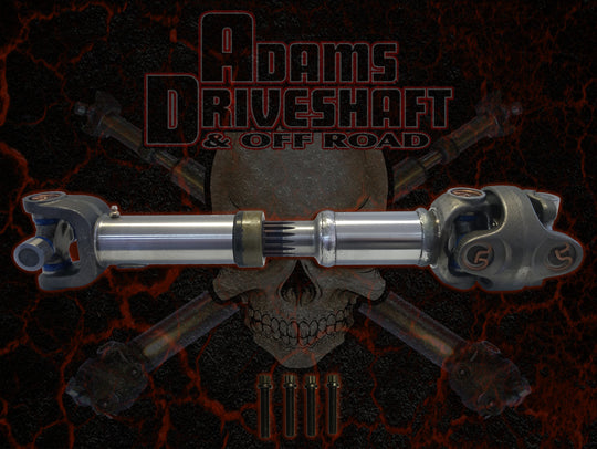 Adams Driveshaft YJ Rear 1310 CV Driveshaft 1994 - 1995 Heavy Duty Series - Image 1