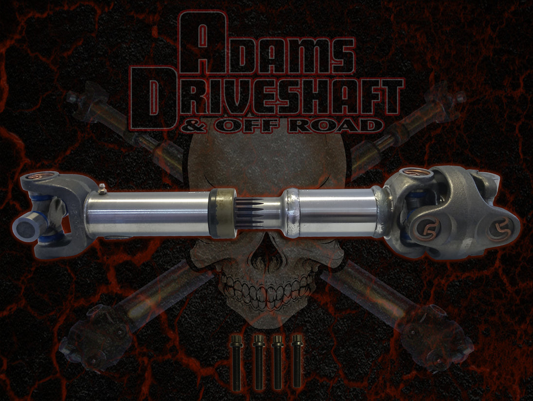 Adams Driveshaft YJ Rear 1310 CV Driveshaft 1994 - 1995 Extreme Duty Series - Image 1