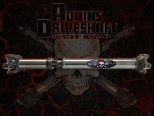 Adams Driveshaft YJ Front Slip N Stub 1310 Driveshaft Extreme Duty Series - Image 1
