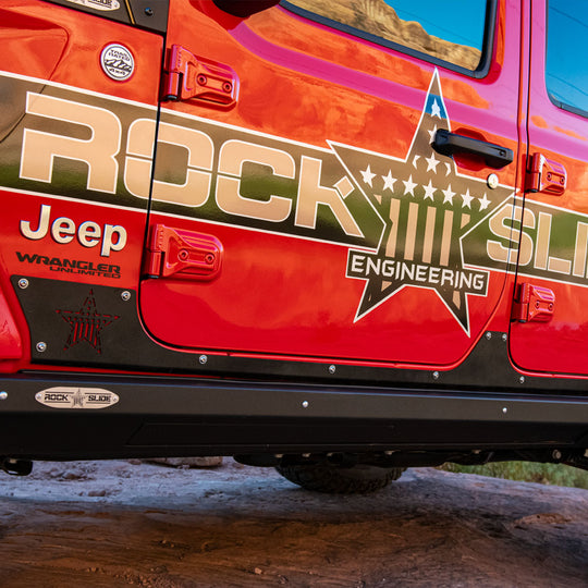 JL 4 Door Step Slider Rocker Guards Rock Slide Engineering - Image 4