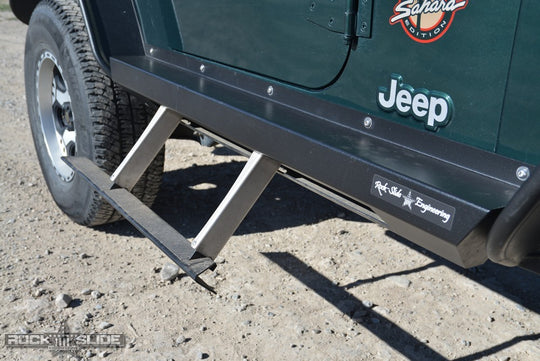 TJ 2 Door Step Slider Rock Slide Engineering - Image 4