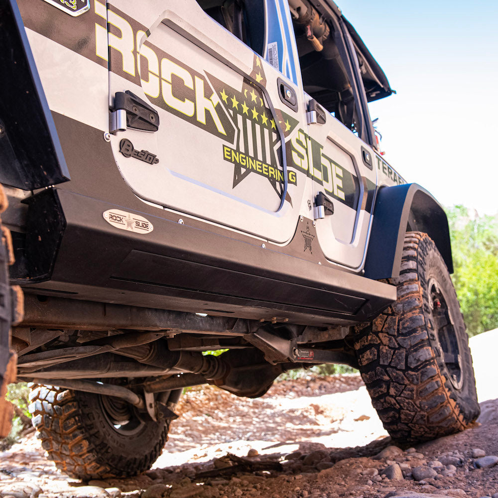 Jeep JK Side Step Slider Set For 07-18 Wrangler JK 4 Door Models Set Rock Slide Engineering - Image 7