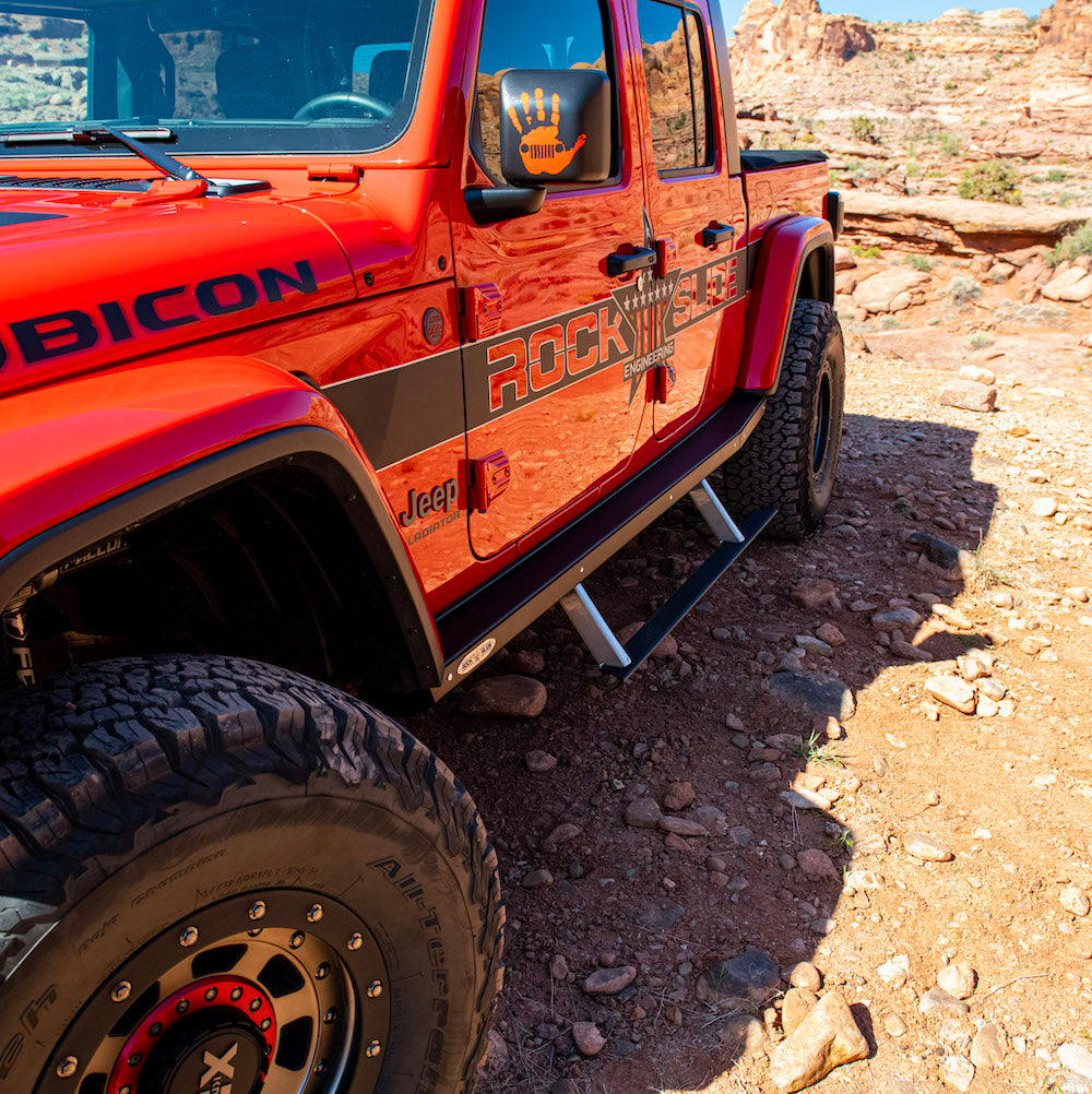 JT Gladiator Side Step Sliders For 24-25 Jeep Gladiator Drivers Side Sub Part Rock Slide Engineering - Image 7