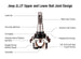Apex Chassis Heavy Duty Front Upper Ball Joint Fits: 18-21 Jeep Wrangler JL JLU/Gladiator JT - Image 1