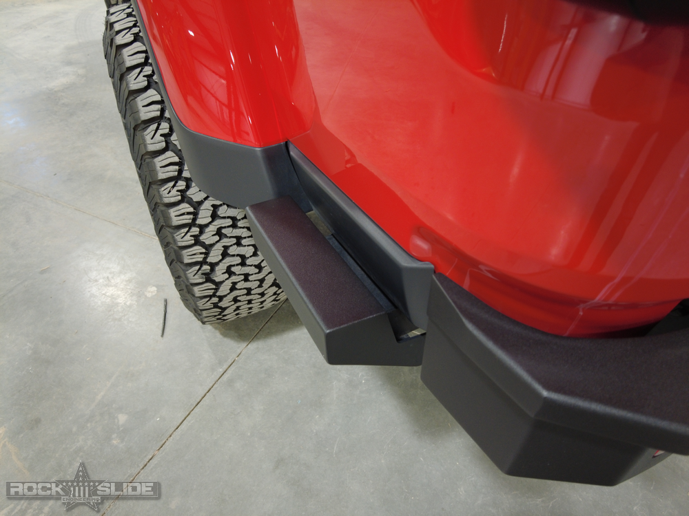 Gladiatror Rear Rock Sliders for 20-Pres Jeep Gladiator JT Steel Powdercoat Rock Slide Engineering - Image 4