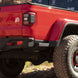 Gladiatror Rear Rock Sliders for 20-Pres Jeep Gladiator JT Steel Powdercoat Rock Slide Engineering - Image 1