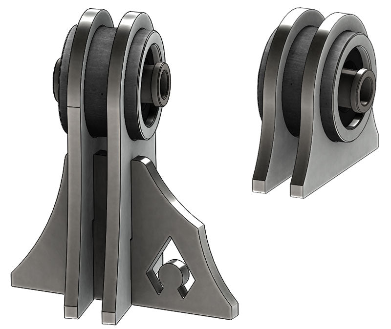Jeep TJ Weld On UCA Brackets For Low Pro Front Truss Daystar Bushings 7/16 Inch Bolt Size Artec Industries - Image 2