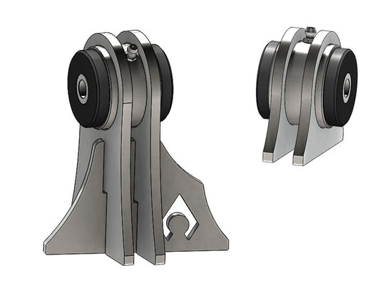 Jeep TJ Weld On UCA Brackets For Low Pro Front Truss Currie JJ Bushings 1/2 Inch Bolt Size Artec Industries - Image 1