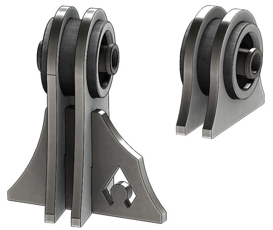Jeep TJ Weld On UCA Brackets For Low Pro Front Truss Currie JJ Bushings 1/2 Inch Bolt Size Artec Industries - Image 2