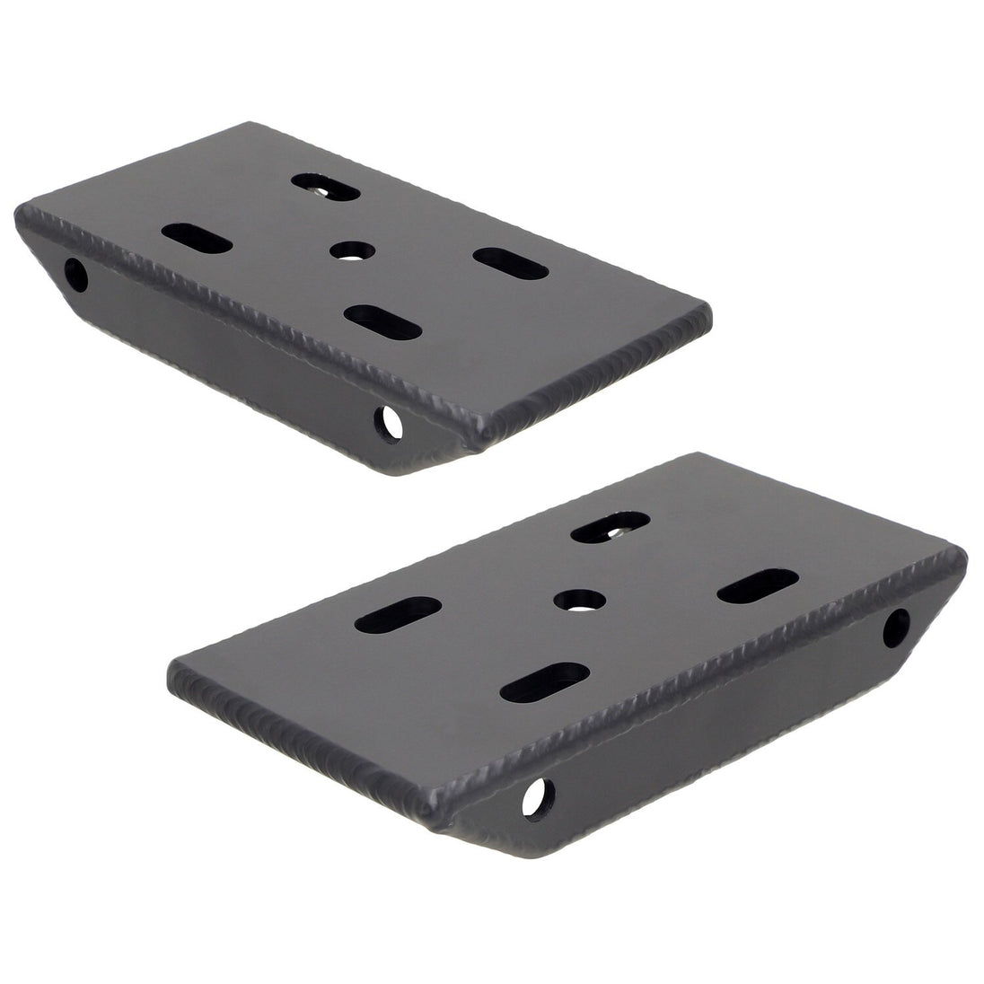 HD Leaf Spring Plates For Use w/2 1/2 Inch Springs 76-86 CJ 87-95 Wrangler YJ Front Or Rear Pair RockJock 4x4 - Image 1