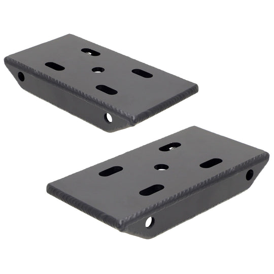 HD Leaf Spring Plates For Use w/2 1/2 Inch Springs 76-86 CJ 87-95 Wrangler YJ Front Or Rear Pair RockJock 4x4 - Image 1