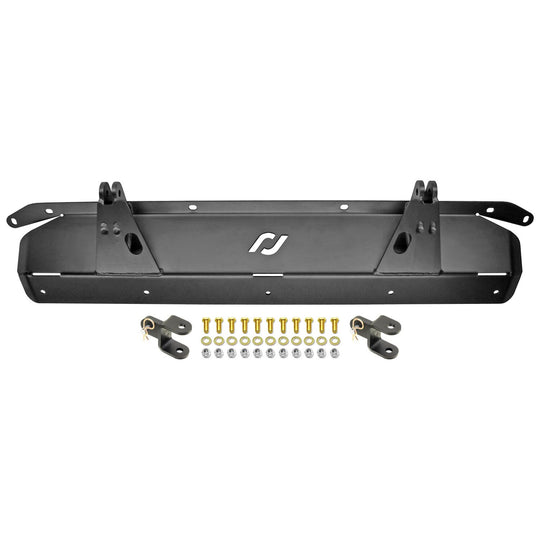 Tow Bar Mounting Kit 07-18 Wrangler JK Front Bolt-On Includes Mounting Plate Tow Bar Attaching Forks Hardware For Use w/ CE-9033F RockJock 4x4 - Image 1