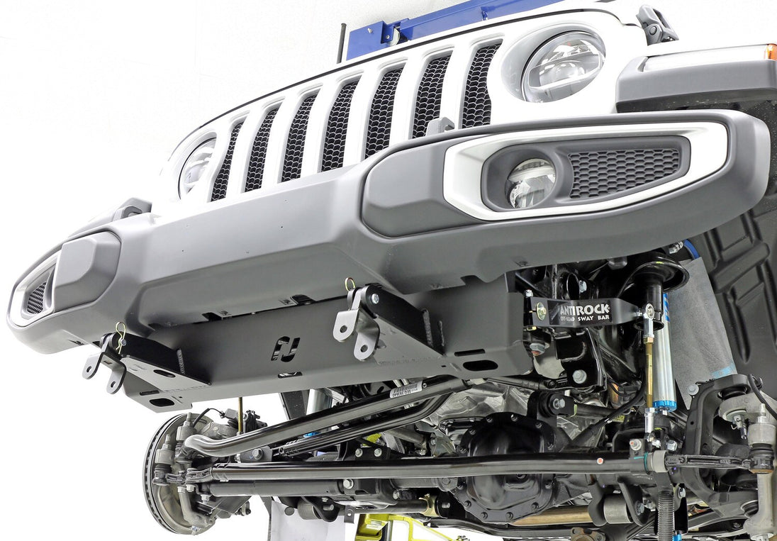 Tow Bar Mounting Kit 18-Up Wrangler JL 20-Up Gladiator w/ Plastic Bumper Bolt-On Includes Mounting Plate Tow Bar Attaching Forks Hardware For Use w/ CE-9033F RockJock 4x4 - Image 3