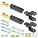 Tow Bar Mounting Kit 97-06 Wrangler TJ/LJ Front Bolt-On Includes Mounting Hardware Works w/Stock/And Most Aftermarket Bumpers For Use w/ CE-9033F RockJock 4x4 - Image 1
