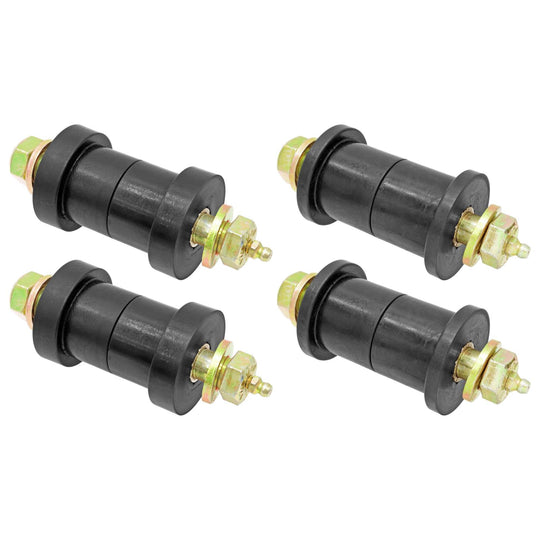 Leaf Spring Main Eye Bushing Kit 76-76 Jeep CJ Includes Urethane Bushings Greasable Hardware Set of 4 RockJock 4x4 - Image 1